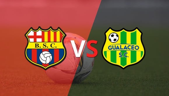 Termina el primer tiempo con una victoria para Gualaceo vs Barcelona por 1-0