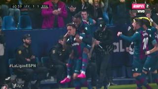 Puntillazo letal: Roger marcó el empate del Levante ante el Real Madrid por LaLiga Santander [VIDEO]