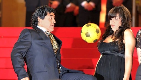 Gianina Maradona defendió a Diego de periodistas (Foto: Agencias)