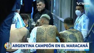 Momento único: la amena charla de Messi, Neymar y Paredes en los pasillos del Maracaná [VIDEO]