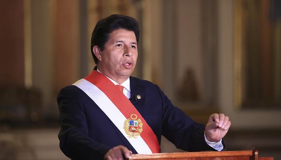Pedro Castillo anunció estado de excepción y el cierre del Congreso. (Presidencia)