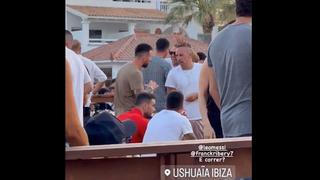 Lo más viral del día: la animada conversación de Messi y Ribéry en Ibiza [VIDEO]