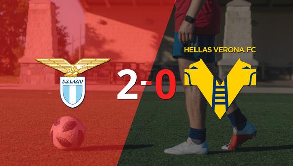 Sólido triunfo de Lazio por 2-0 frente a Hellas Verona