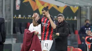 Milan cayó goleado: Ibrahimovic se fue furioso tras ser sustituido en partido por Europa League