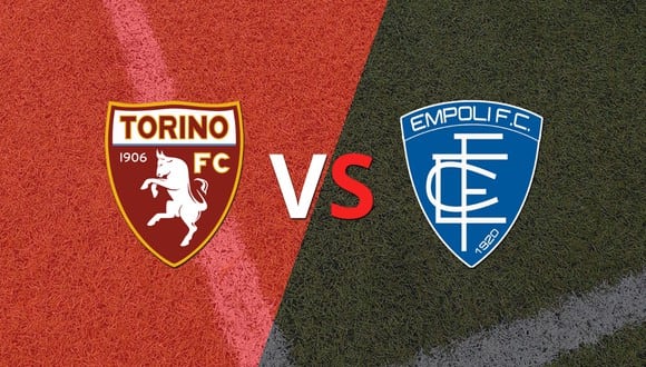 Termina el primer tiempo con una victoria para Torino vs Empoli por 2-1