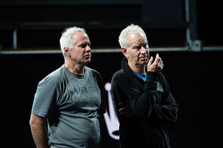 Hermano de la leyenda John McEnroe dio por coronavirus, pero aseguró sentirse bien. (Getty Images)