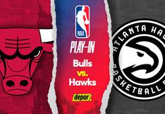 Bulls vs. Hawks EN VIVO: hora, canal de TV y dónde ver transmisión juego Play-In