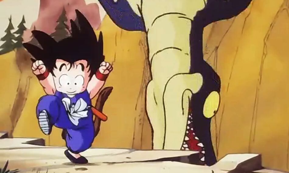 Dragon Ball: dibujo muestra cómo vio Bulma la pelea de Goku contra un pterodáctilo