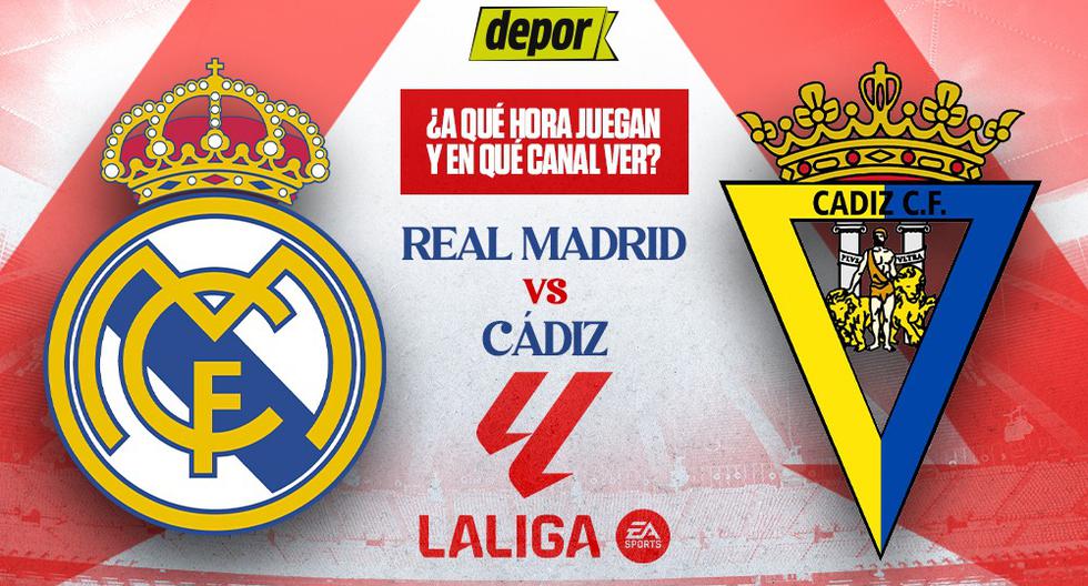 Real Madrid vs Cádiz: horario de inicio y canales para ver LaLiga gratis