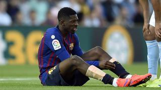 Es definitivo: nuevo parte médico sobre Dembélé que prácticamente lo relega del Barcelona vs Liverpool