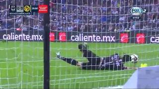 Monumental: brutal atajada de Barovero para salvar a Monterrey ante América por la final de ida del Apertura [VIDEO]