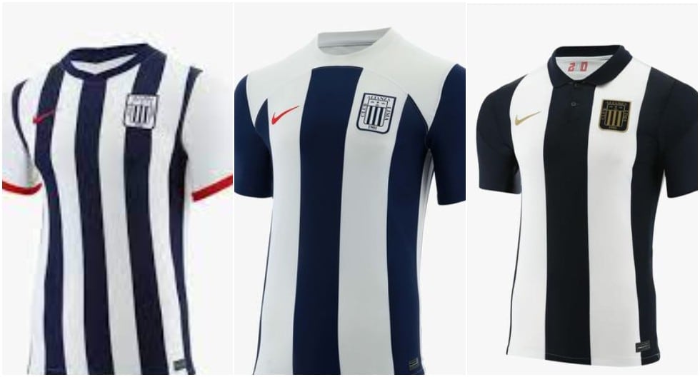 Las camisetas de Alianza Lima en la última década