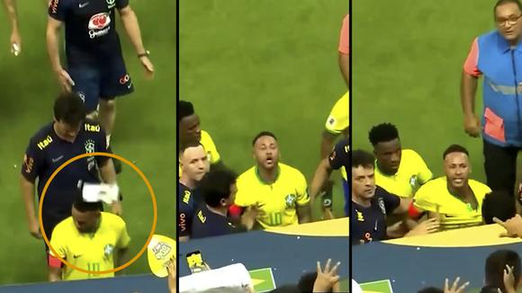 Neymar fue agredido por hinchas de Brasil tras el empate ante Venezuela