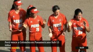 Perú supera a Colombia en Panamericano Sub 15 de sóftbol