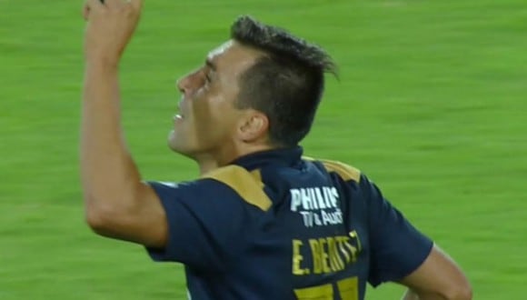 Edgar Benítez anotó el 2-1 de Alianza Lima vs. Colo Colo. (Captura: ESPN)