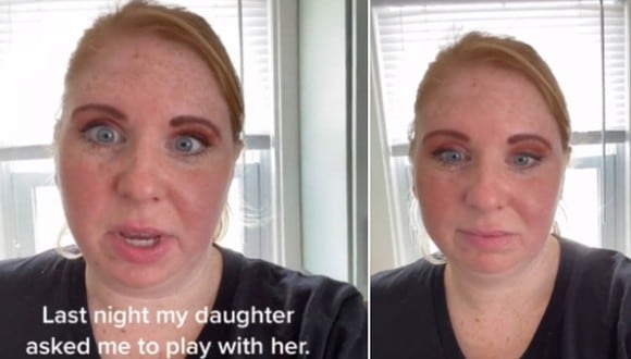 Madre graba un video viral donde revela que odia jugar con su hija y luego hace una reflexión. (Foto: @backbreaker_lynn / TikTok)