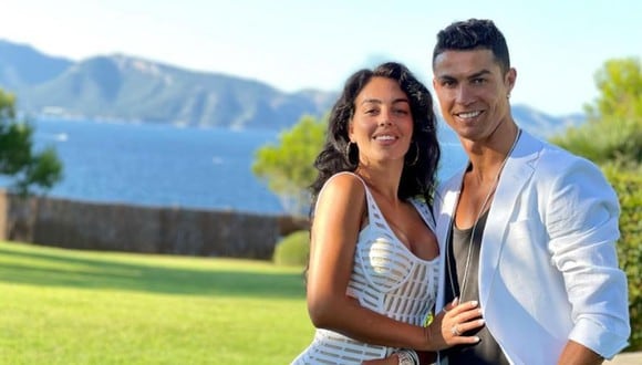 Georgina Rodríguez y Cristiano Ronaldo tienen una hija y dos más en camino. (Instagram)