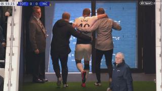¡Criminal entrada! Así fue la terrible lesión de Harry Kane en el City-Tottenham por Champions [VIDEO]