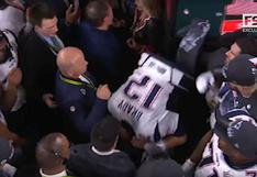 El preciso momento en que robaron la camiseta de Tom Brady en el Super Bowl