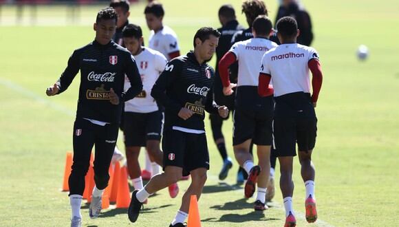 La Selección Peruana entrenó en el CT de Atlético Goianense (Foto: Jesús Saucedo /GEC)