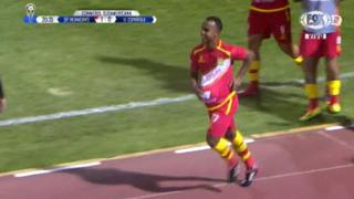 Sport Huancayo: Luis Trujillo anotó gol ante U. Española con la ayuda de la cancha [VIDEO]