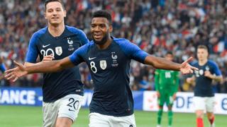 Lemar y Griezmann: Francia derrotó 2-0 a Bolivia en amistoso internacional