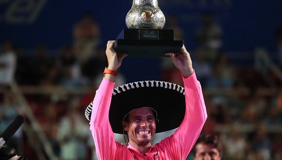 Es la primera vez que Rafael Nadal campeona sobre la pista dura de este torneo. Las dos veces anteriores fueron sobre arcilla. (Foto: Getty Images)