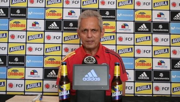 Reinaldo Rueda compareció con los medios de comunicación previo al Colombia vs. Bolivia por la fecha 17 de las Eliminatorias Qatar 2022. (Foto: FCF)