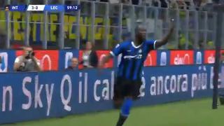 ¡Para esto lo trajeron! Lukaku debutó con Inter y así fue su estrenó como goleador en la Serie A [VIDEO]