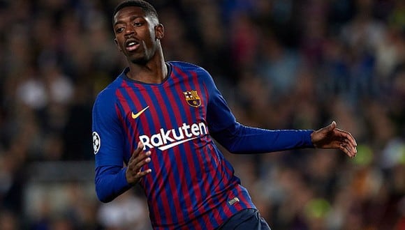 Dembélé llegó al Barcelona en 2017 desde el Dortmund. (AFP)