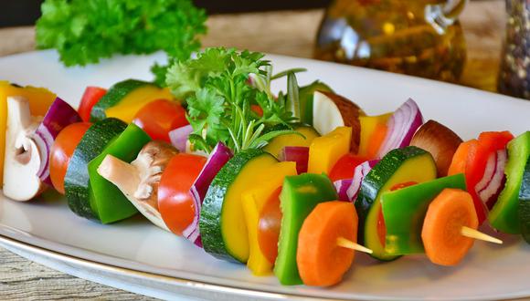 Las brochetas de verduras causarán sensación. (Foto: Pixabay)