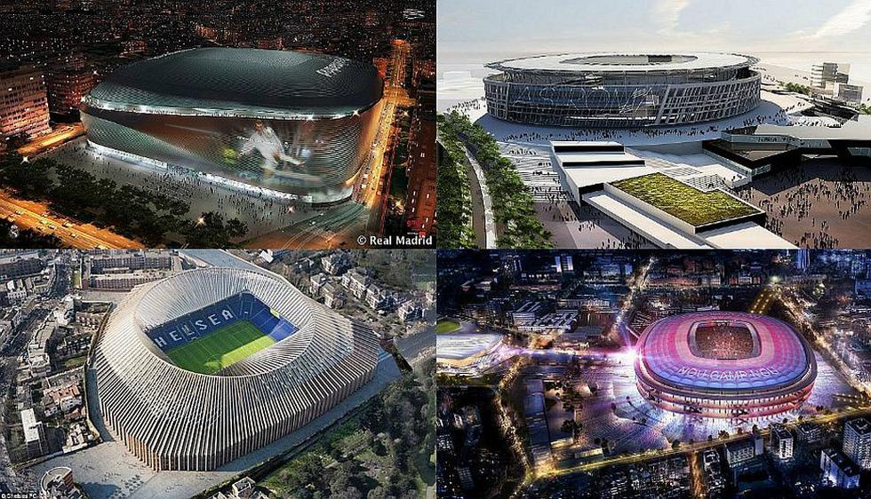 Estos son los nuevos estadios que se vienen en los principales clubes de Europa. (Difusión)
