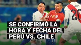 ‘Clásico del Pacífico’: se confirmó la fecha y hora del Chile vs. Perú que se disputará en Santiago