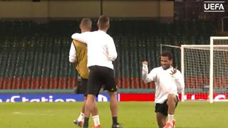 Daniel Alves en la final de la Champions League: ¿la celebración si marca en Cardiff?