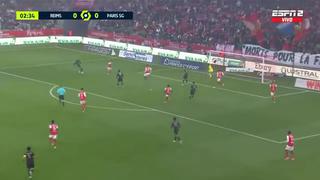 Mbappé hizo un gol ‘infernal’: el 1-0 de PSG vs. Reims tras pase de Dembélé [VIDEO]