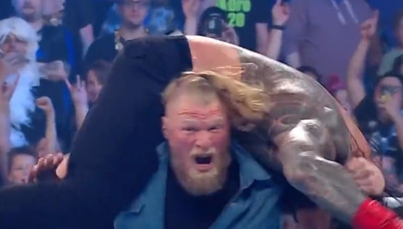 Brock Lesnar espera cobrarse la revancha ante Roman Reigns en SummerSlam. Foto: WWE.