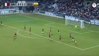 Se pasó de abusivo: Enner Valencia marcó espectacular gol para maquillar la paliza de Ecuador ante Qatar [VIDEO]