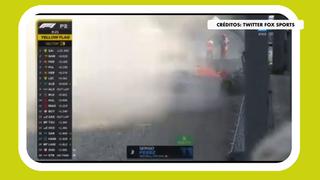 ’Checo’ Pérez y el gran susto por accidente en la segunda práctica del GP de Monza