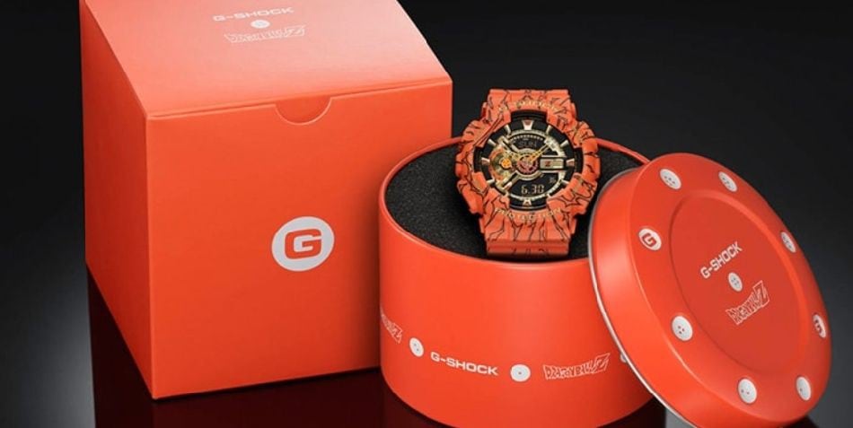 Imágenes del reloj Casio G-SHOCK dedicado a Dragon Ball