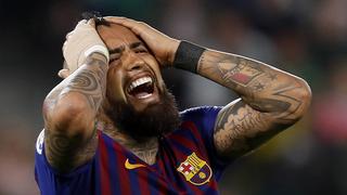 Y ahora quién...: Arturo Vidal y la mala noticia de cara al partidazo ante Atlético de Madriden el Camp Nou