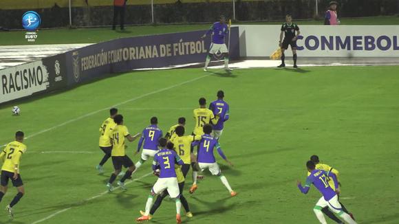 El resumen del partido entre Brasil vs. Ecuador por Sudamericano Sub-17. (Video: Conmebol)