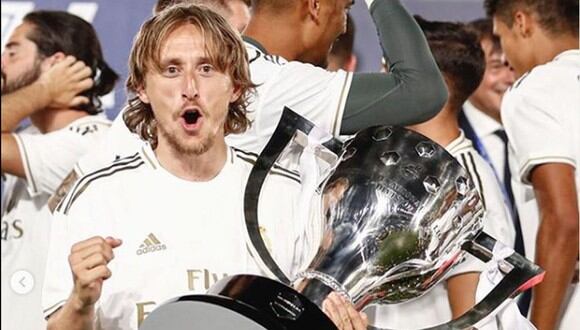 Luka Modric ha ganado dos Ligas con el Real Madrid. (Getty)