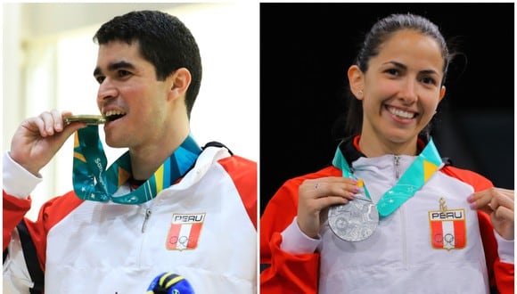 Santiago 2023: Del oro de Diego Elías en squash a la plata de María Luisa Doig en esgrima. (Foto: IPD)