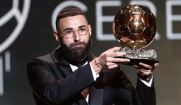 Karim Benzema won the 2021 Ballon d'Or after his great season with Real Madrid.  (Photo: Getty Images)