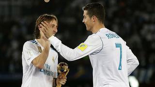 Inesperado: Modric se quedó fuera de los 'Globe Soccer' y Cristiano Ronaldo va por su primer premio del 2018