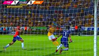 Lo sufre Veracruz: el gol de Javier Aquino a Gallese por el Apertura de Liga MX [VIDEO]
