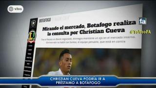 Chrisitan Cueva estaría cerca de fichar por el Botafogo de Brasil
