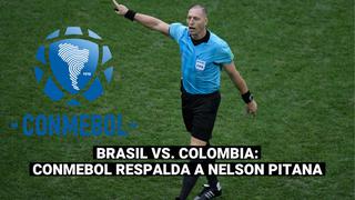 Copa América: Conmebol respalda a Pitana y explica la polémica jugada en el Brasil-Colombia