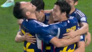 Sobre el cierre del primer tiempo: gol de Maeda para el 1-0 de Japón ante Croacia por el Mundial 