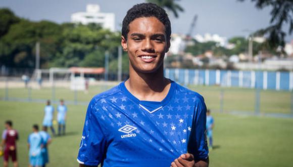 Joao Mendes de Assis Moreira tiene 17 años y jugó en Cruzeiro. (Foto: Difusión)